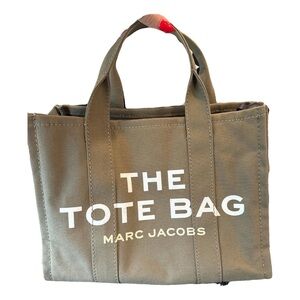 Marc Jacobs Olive Green Medium Canvas Tote Bag